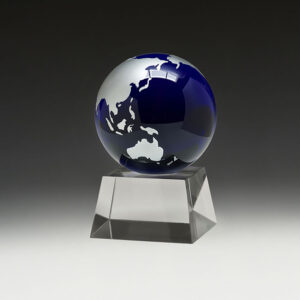 Mini Blue Globe Crystal
