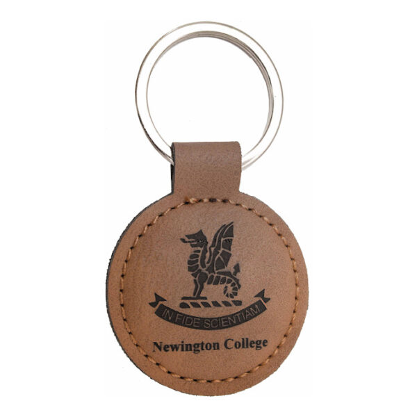 Keychain Circle – Rawhide Leatherette