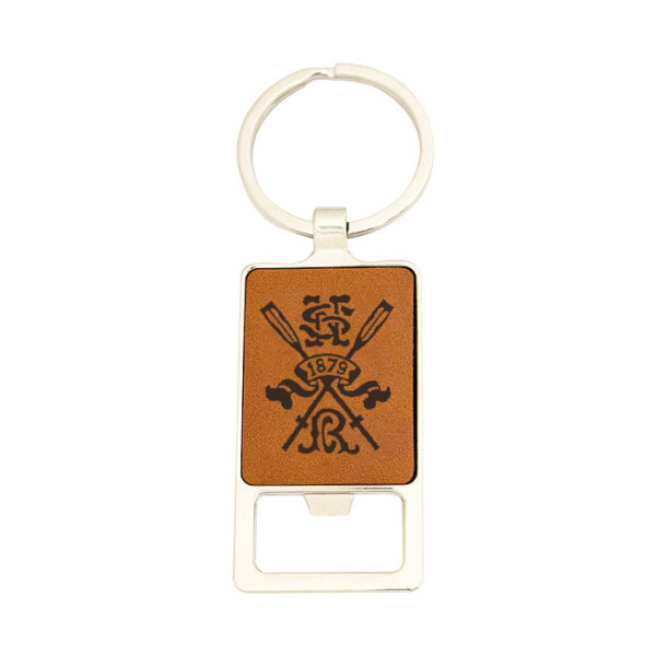 Keychain / Bottle Opener - Rawhide Leatherette